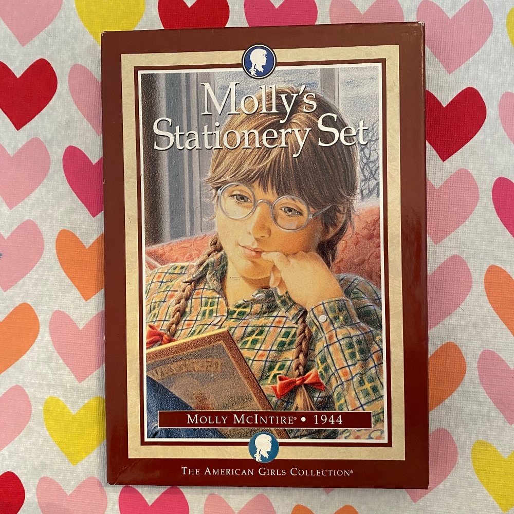 American Girl Molly Stationery Set Collection 90s pleasant Company